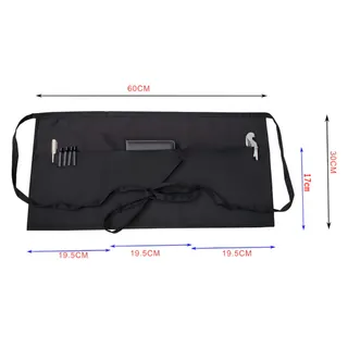 Three-pocket Half Apron