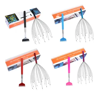 20 Claws Head Massager Seven Teeth Itchy Scratch Set