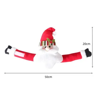 Christmas Snowman Curtain Button Decoration