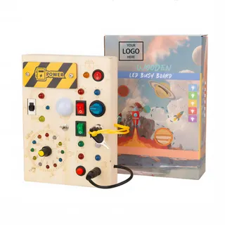 Montessori Education Wooden Busy Board Children's Early Learning