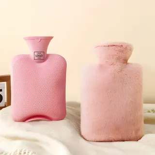 Imitation Rabbit Plush Hot Water Bag Filling Type