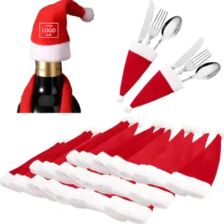 Mini Christmas Hat Cover