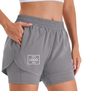 Elastic High Waist Quick Dry Workout Shorts