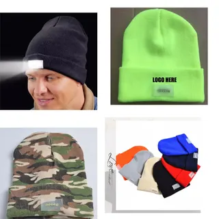 Unisex Beanie w/LED Headlight