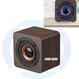 Wood-Grain Wireless Speaker