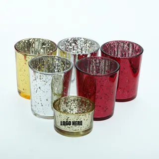 Scented Candle w/Sparkling Holder