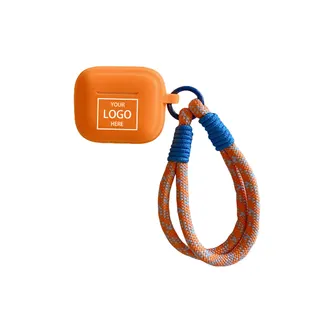 Earbud Case w/Colorful Wrist Lanyard