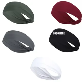 Wide Elastic Sports Headband