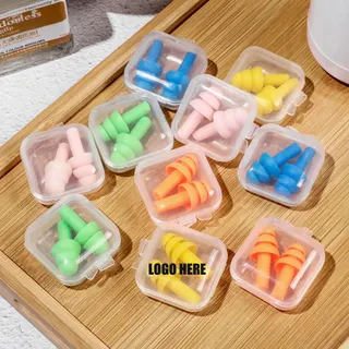 Silicone Earplug in Case