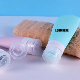 Silicone Travel Bottle - Blue