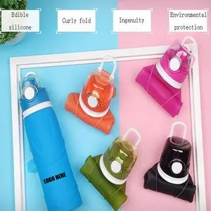 22 Oz. Silicone Folding Bottle