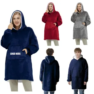 Plush Hoodie Blanket