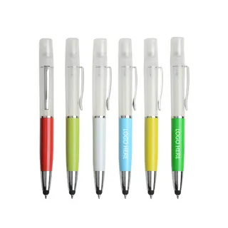 2-in-1 Spray Ballpoint Pen - Red/White
