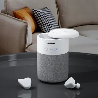 2-in-1 Speaker w/Earbuds