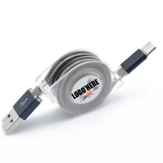 LED Light Retractable Data Cable
