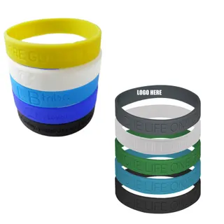 Debossed Silicone Bracelet