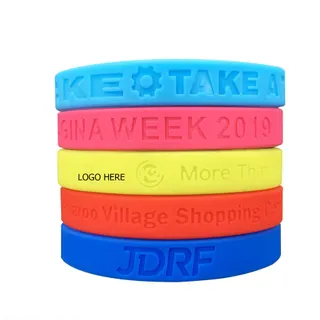 Silicone Wristbands for Children - Blue