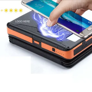 20000mAh Folding Power Bank - Black/Orange