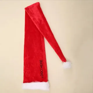 Long Christmas Hat - Red/White