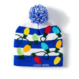 Knitted LED Christmas Beanies