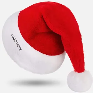 Thick Christmas Hat - Red/White