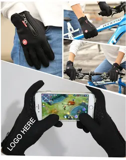 Nylon Winter Gloves with Rib Cuff