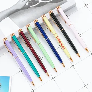 Aluminum Ballpoint Pen - Purple