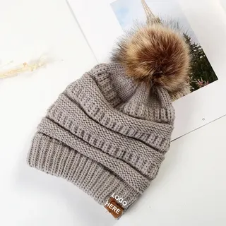 Pom Knit Beanie