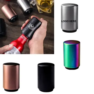 Bottle Opener w/Magnetic Cap Catcher
