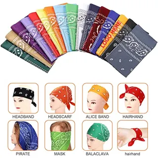 Printed Cotton Bandanas