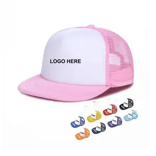 Classic Flat Bill Mesh Trucker Caps