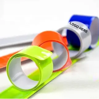 Reflective Slap Band - Green