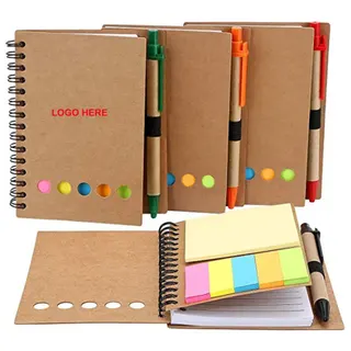 Notebook w/5 Color Sticky Notes