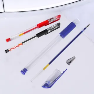Ballpoint Pens - Red/Clear