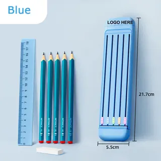 Pencil Case for Kids - Blue