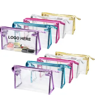 Clear Cosmetic Bag w/Zipper