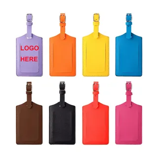 PU Leather Luggage Tag
