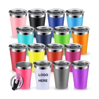 12 Oz. Hot & Cold Tumbler - Pink