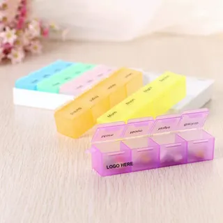 Weekly Pill Box w/28 Compartments