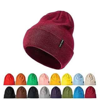 Knit Beanie w/Patch