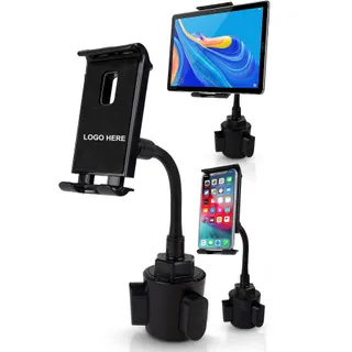 Car Cup Holder Phone Mount - Black