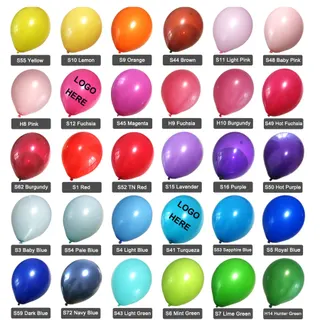 9" Customized Standard Balloons