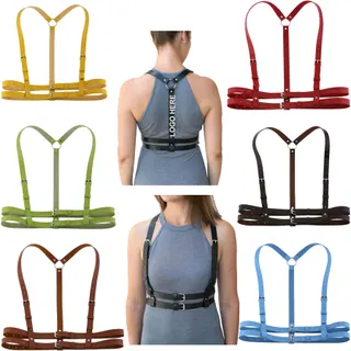 Women's Leather Upper Body Harness