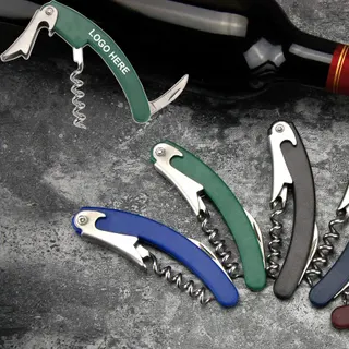 Corkscrew Bottle Opener and Knife