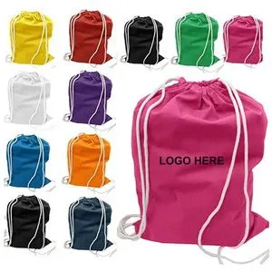 Canvas Drawstring Backpack