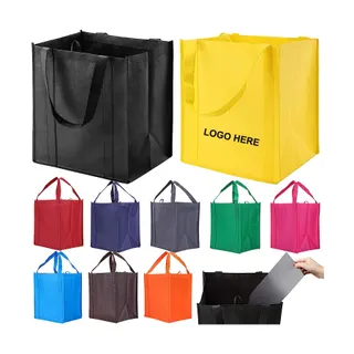Jumbo Grocery Tote Bag - Black