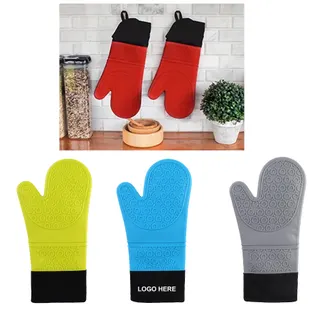 Extra Long Silicone Oven Mitt