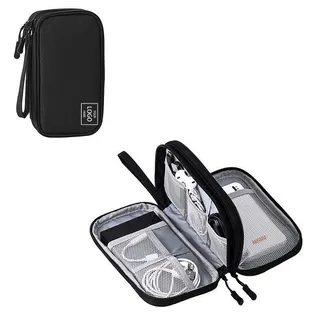 Travel Cable Organizer Pouch - White