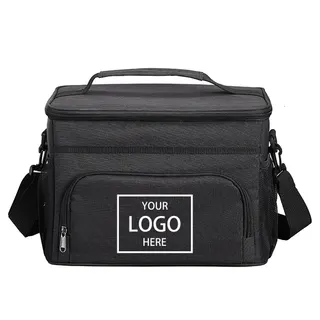 Insulated Soft-Sided Cooler Bag - Black