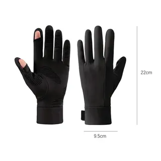 Half Finger Gloves with Mitten Cover